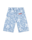 Pantalon Denim Bleach Pouss - Bébé Fille - Kenzo Kids