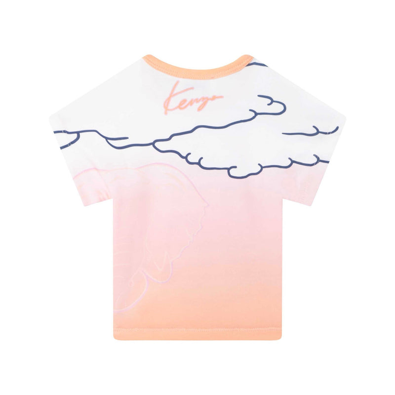 T-Shirt Manches Courtes Mango Fonce - Bébé Fille - Kenzo Kids