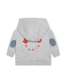 Cardigan A Capuche Gris Chine - Bébé Garçon - Kenzo Kids