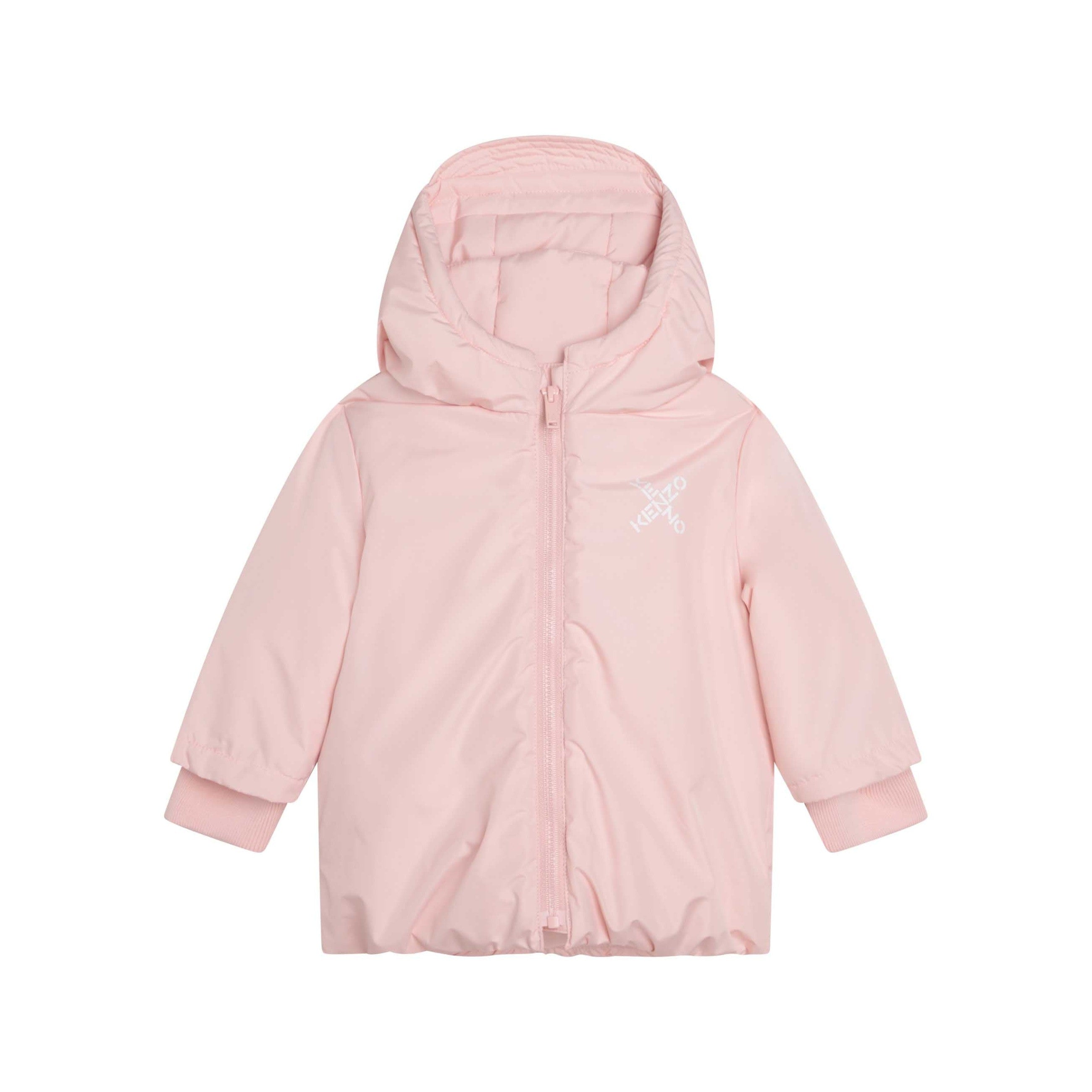 Petal Pink Puffer Jacket - Baby Girl