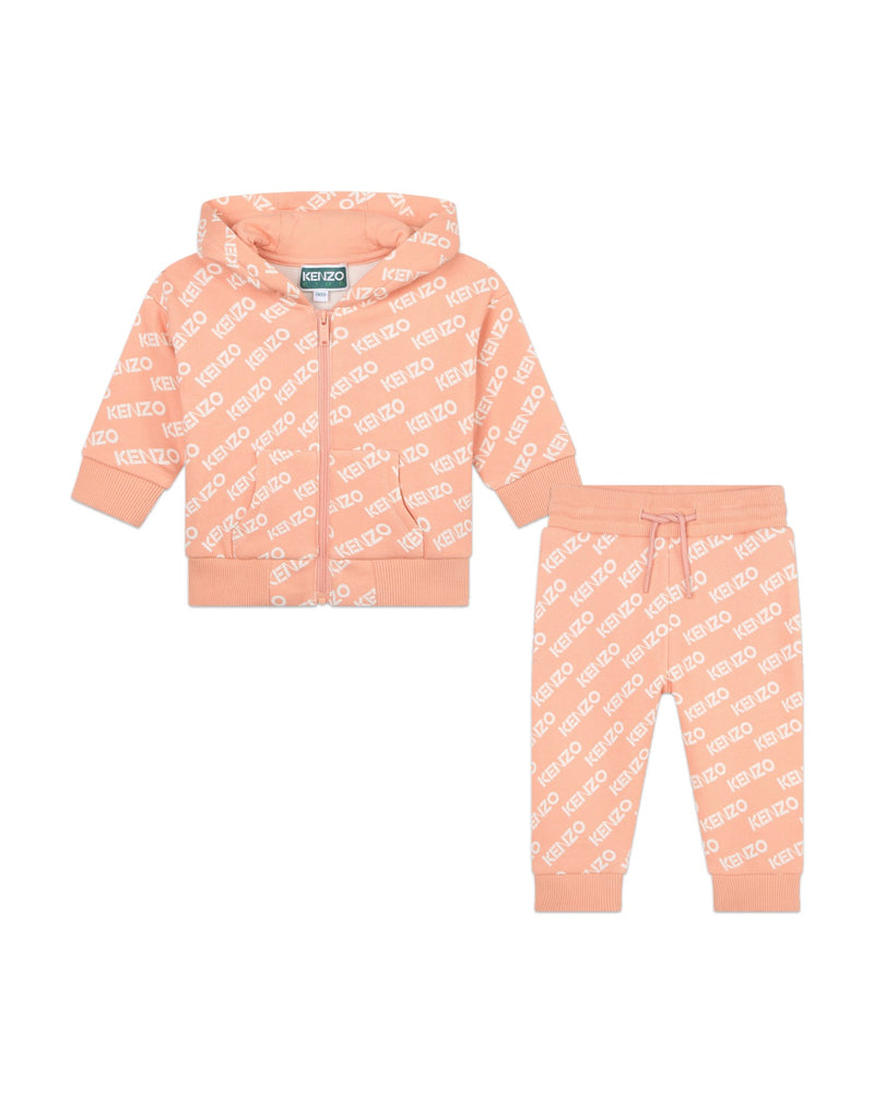 Ensemble Cardigan + Pantalon Nude - Bébé Fille - Kenzo Kids