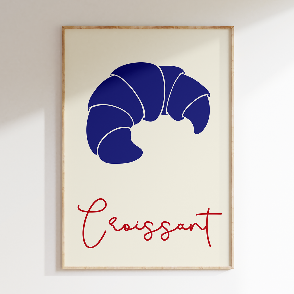 Croissant - Bleu