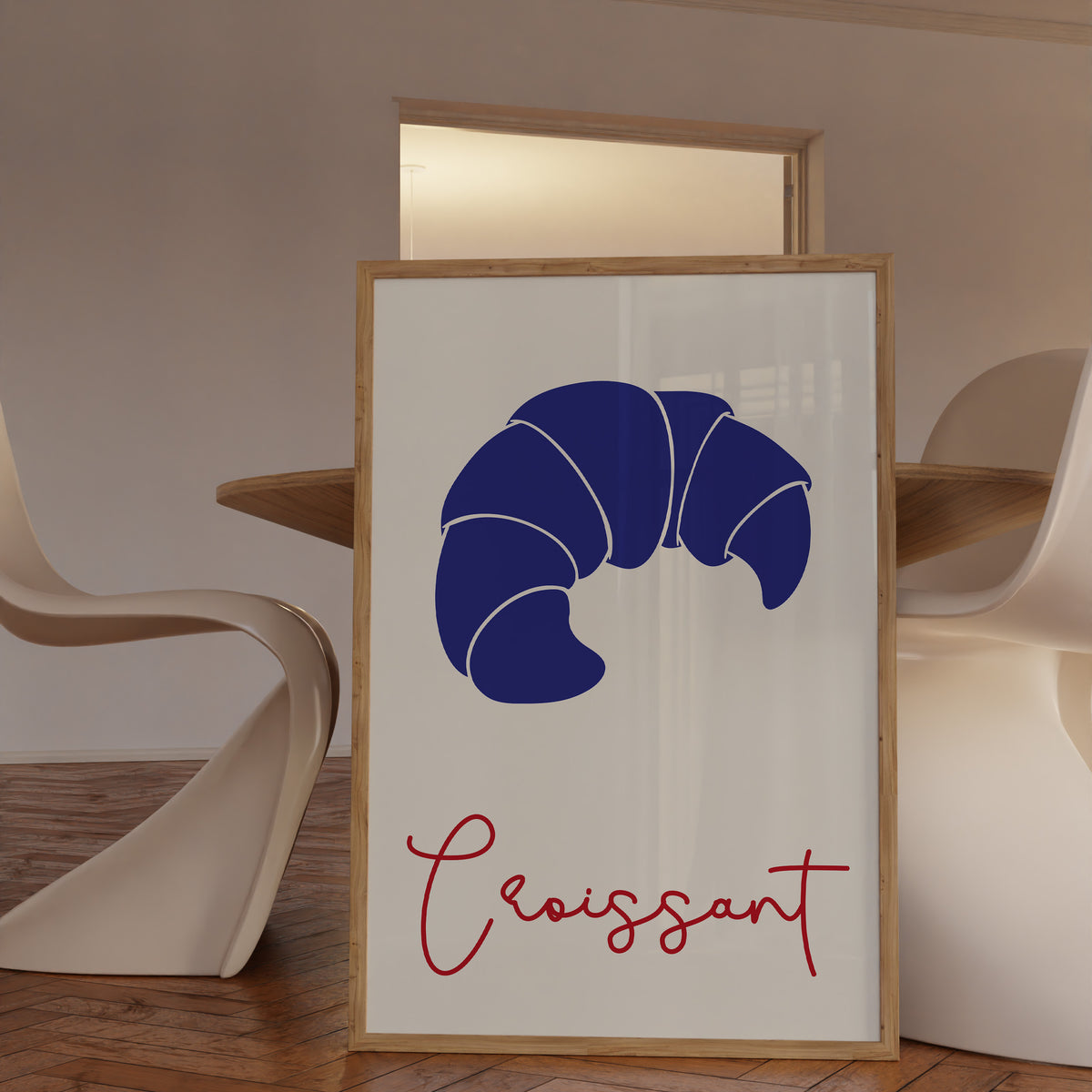 Croissant - Bleu
