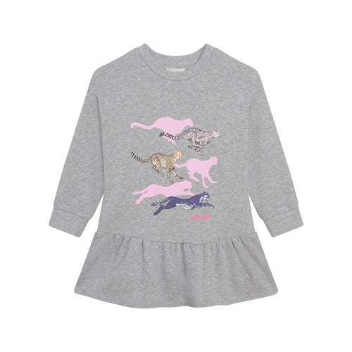 Robe Gris Chine - Enfant Fille - Kenzo Kids