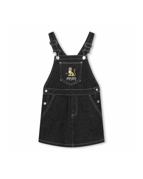 Robe Denim Denim Black - Enfant Fille - Kenzo Kids