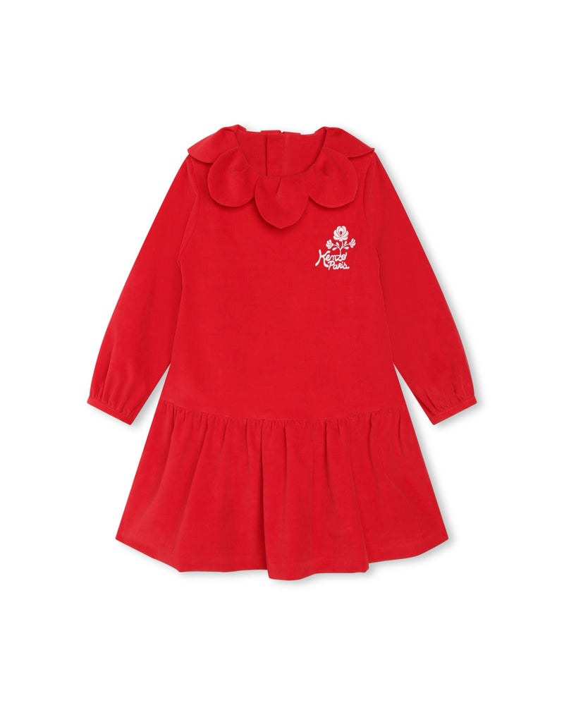 Robe Rouge Fonce - Enfant Fille - Kenzo Kids