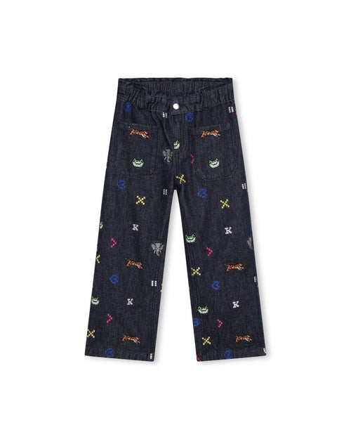 Pantalon Denim Denim Brut - Enfant Fille - Kenzo Kids