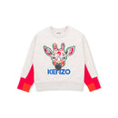 Sweat-Shirt Gris Chine - Enfant Fille - Kenzo Kids