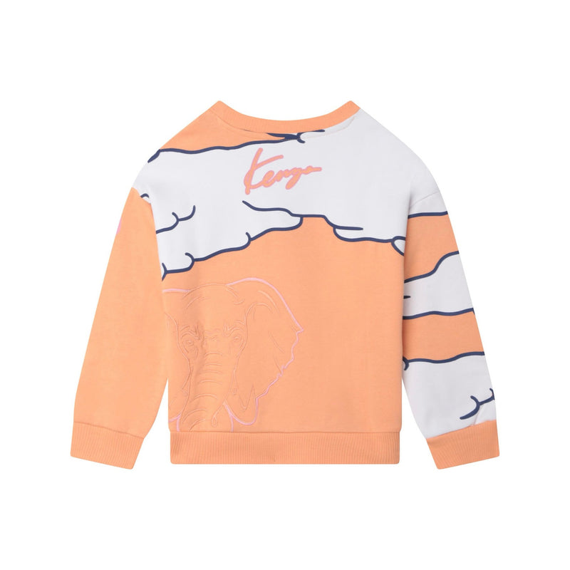 Sweat-Shirt Mango Fonce - Enfant Fille - Kenzo Kids