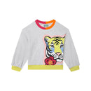 Sweat-Shirt Gris Clair - Enfant Fille - Kenzo Kids