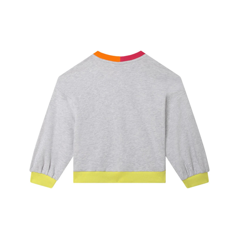 Sweat-Shirt Gris Clair - Enfant Fille - Kenzo Kids