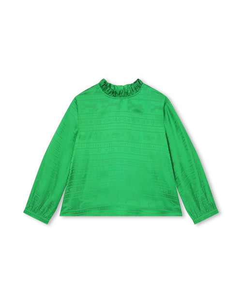 Blouse Acid Green - Enfant Fille - Kenzo Kids