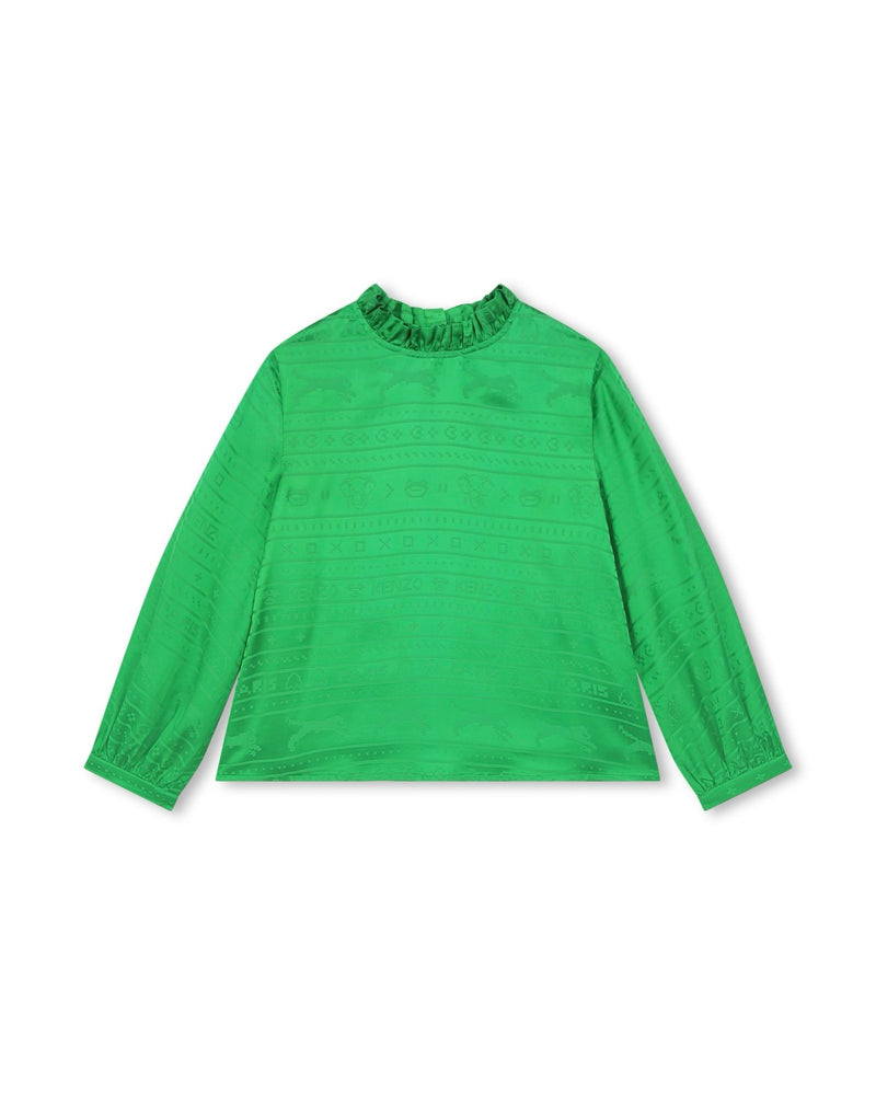 Blouse Acid Green - Enfant Fille - Kenzo Kids