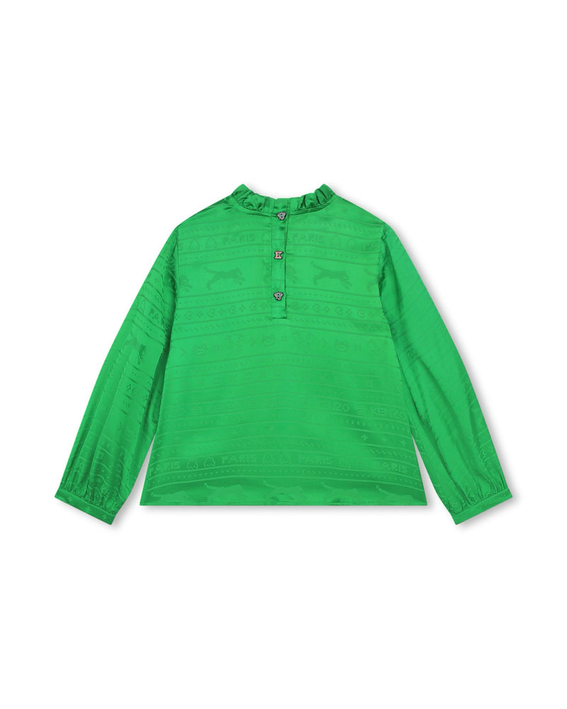 Blouse Acid Green - Enfant Fille - Kenzo Kids