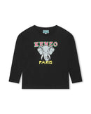 T-Shirt Manches Longues Slate - Enfant Fille - Kenzo Kids