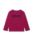 T-Shirt Manches Longues Red Currant - Enfant Fille - Kenzo Kids