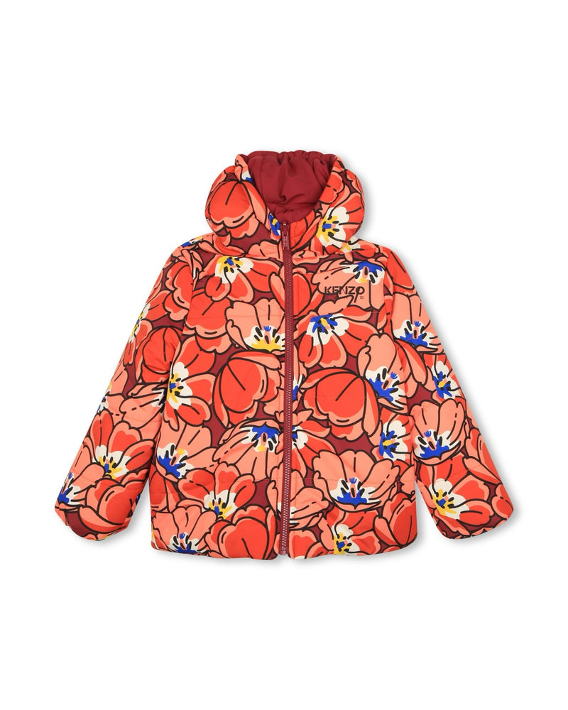 Doudoune Reversible Chile Red - Enfant Fille - Kenzo Kids