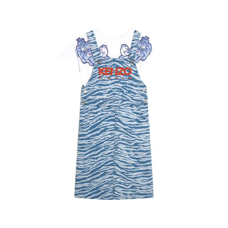 Ensemble Robe + T-Shirt Myosotis - Enfant Fille - Kenzo Kids