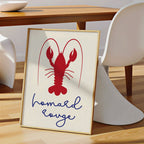 Kitchen - Affiche Homard - Rouge