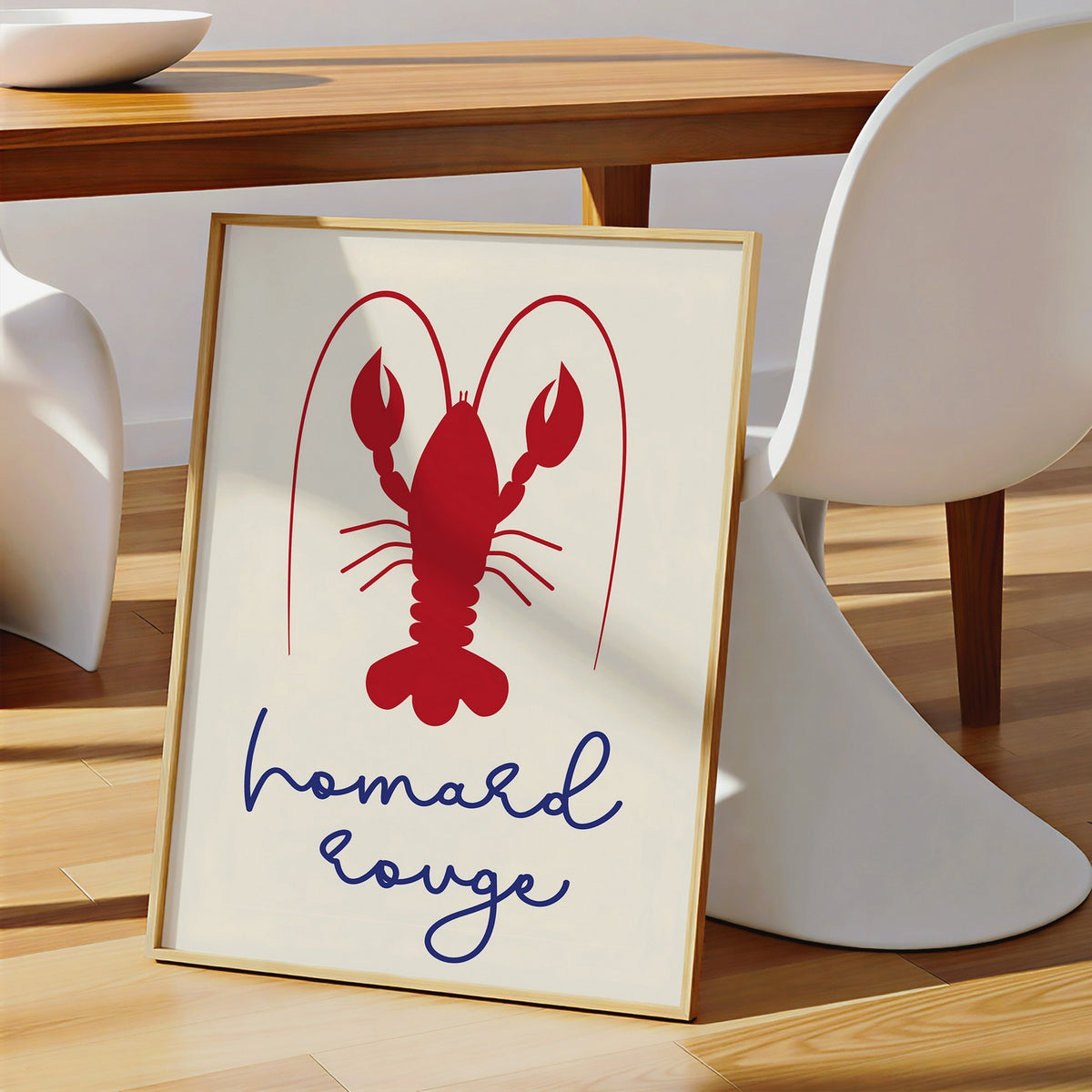 Kitchen - Affiche Homard - Rouge