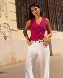 Gilet Made You Look - Cerise