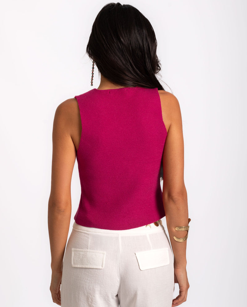 Gilet Made You Look - Cerise