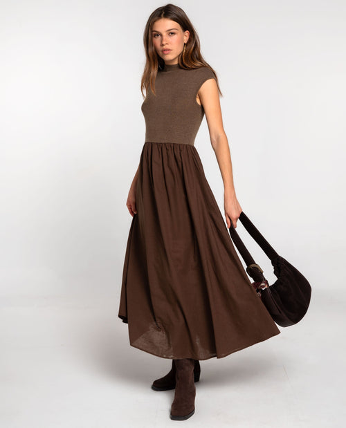Convertirse en su vestido - Marrón
