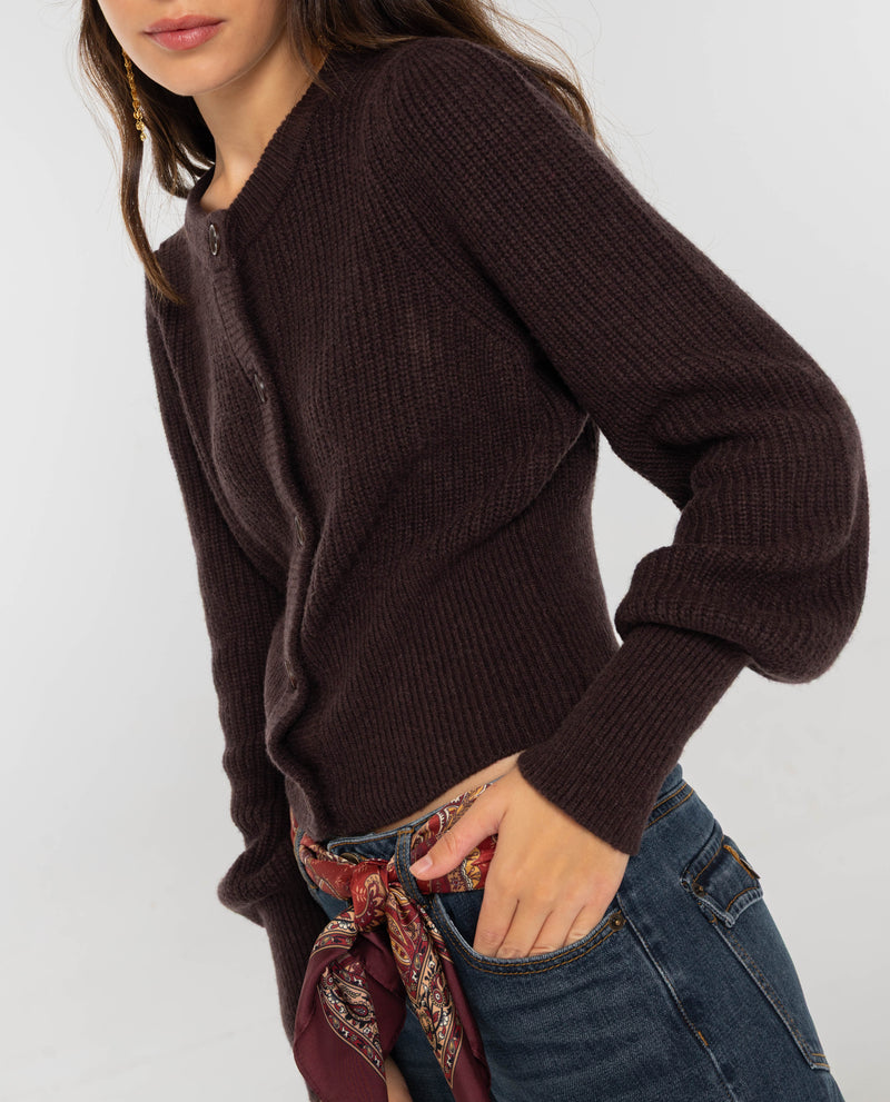 Cardigan Best of - Marron