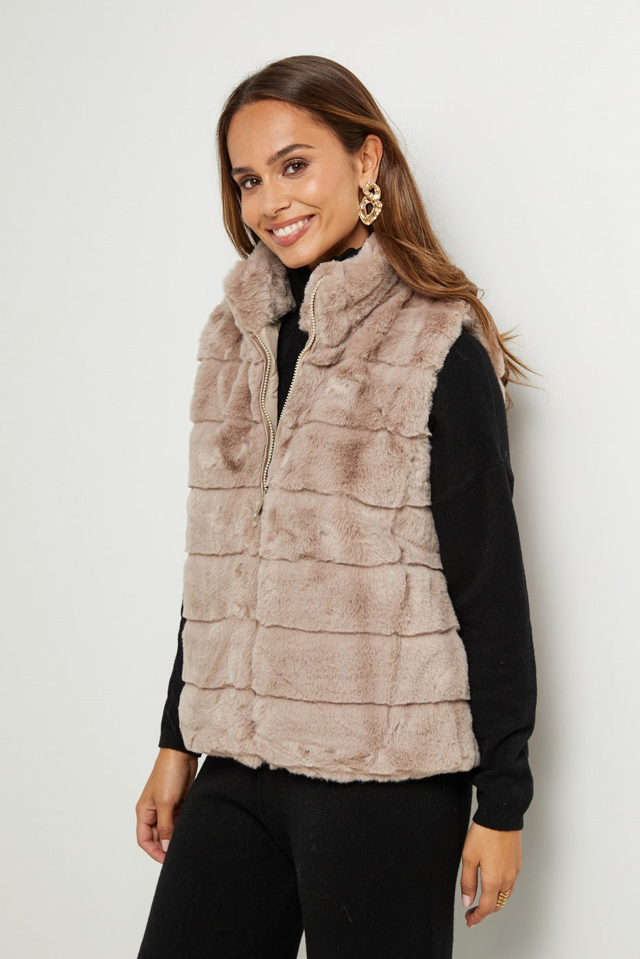 Vest - Taupe