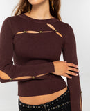 Top Unplanned - Marron