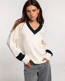 Pull Urban Vibe - Beige Et Bleu