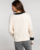 Pull Urban Vibe - Beige Et Bleu