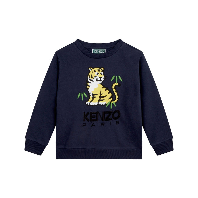 Sweat-Shirt Marine - Enfant Garçon - Kenzo Kids