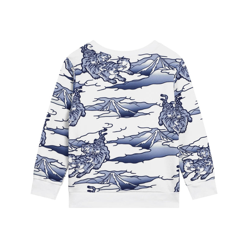 Sweat-Shirt Blanc - Enfant Garçon - Kenzo Kids