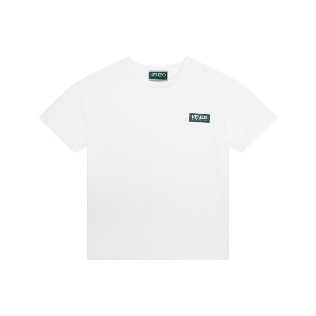 T-Shirt Manches Courtes Blanc - Enfant Garçon