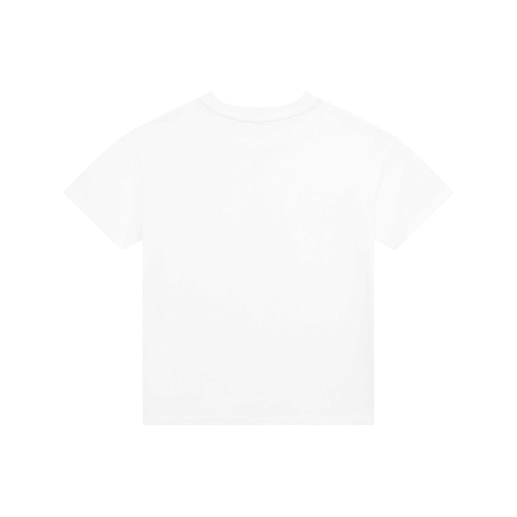 T-Shirt Manches Courtes Blanc - Enfant Garçon