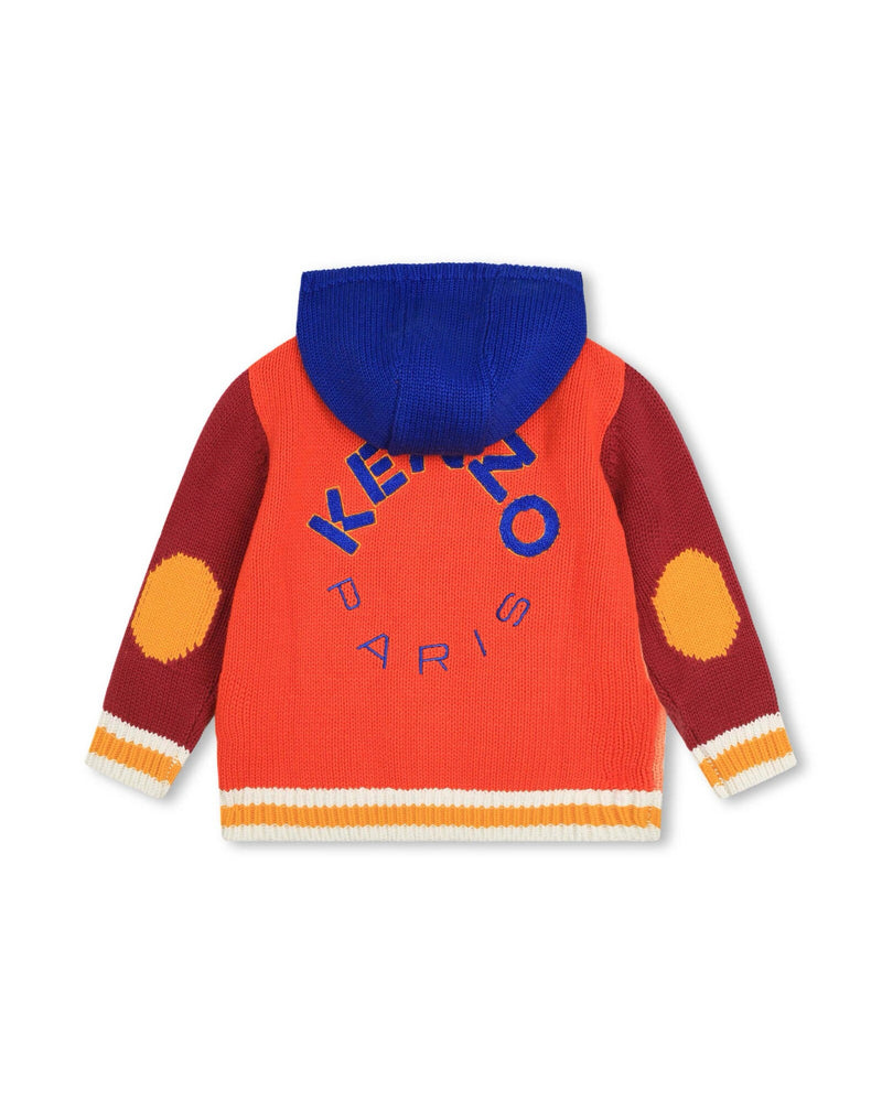 Cardigan Tricot Wave Blue - Enfant Garçon - Kenzo Kids