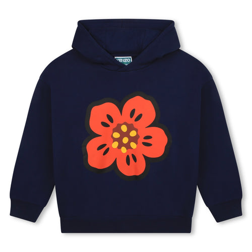 Sweat A Capuche Wave Blue - Enfant Garçon - Kenzo Kids