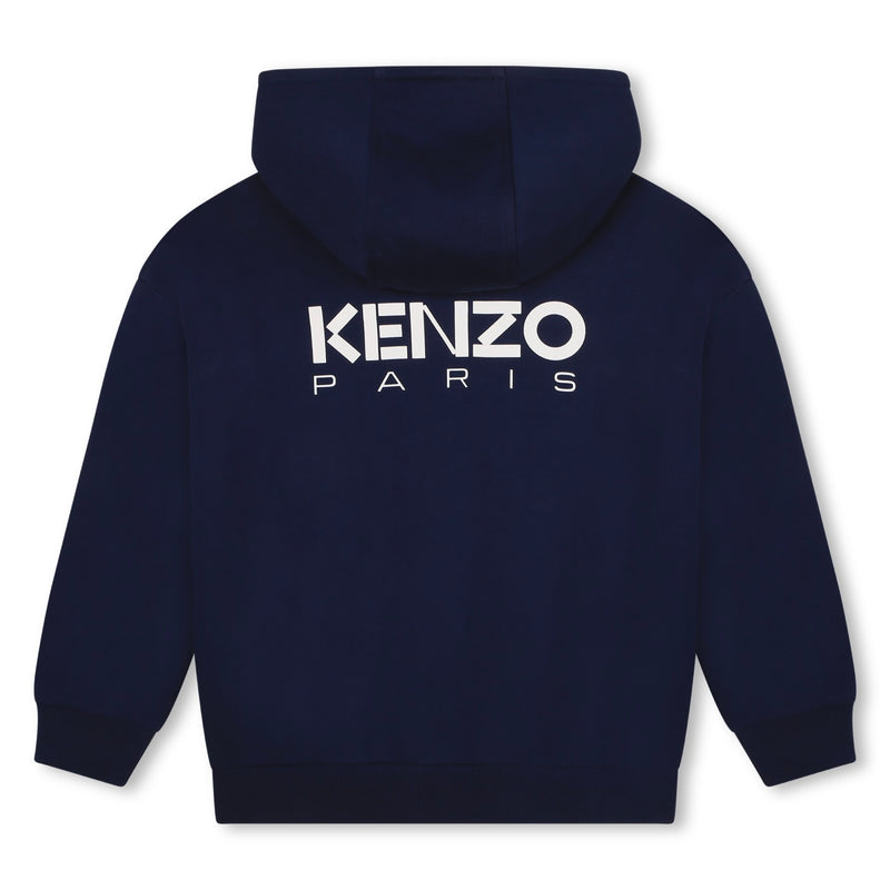 Sweat A Capuche Wave Blue - Enfant Garçon - Kenzo Kids