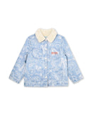 Veste Denim Bleach Pouss - Enfant Garçon - Kenzo Kids