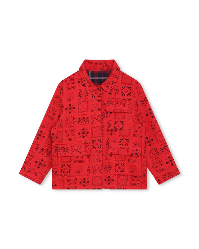 Veste Reversible Rouge Fonce - Enfant Garçon - Kenzo Kids