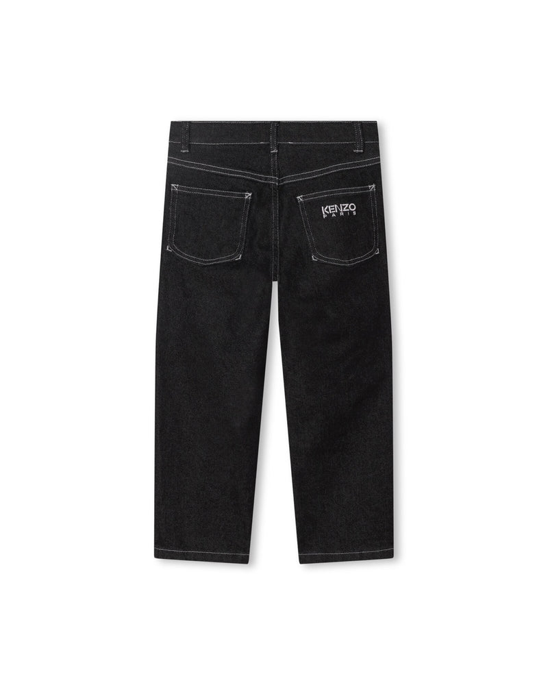 Pantalon Denim Denim Black - Enfant Mixte - Kenzo Kids