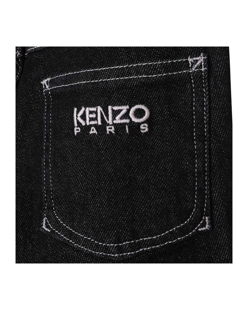 Pantalon Denim Denim Black - Enfant Mixte - Kenzo Kids