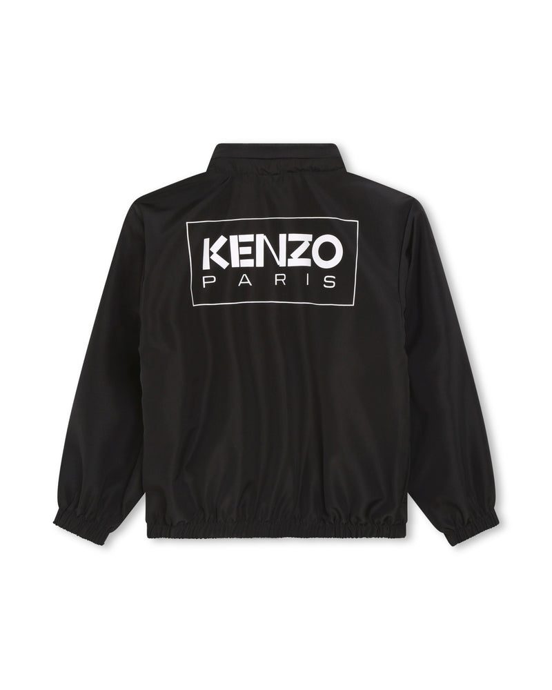 Cardigan A Capuche Black - Enfant Mixte - Kenzo Kids