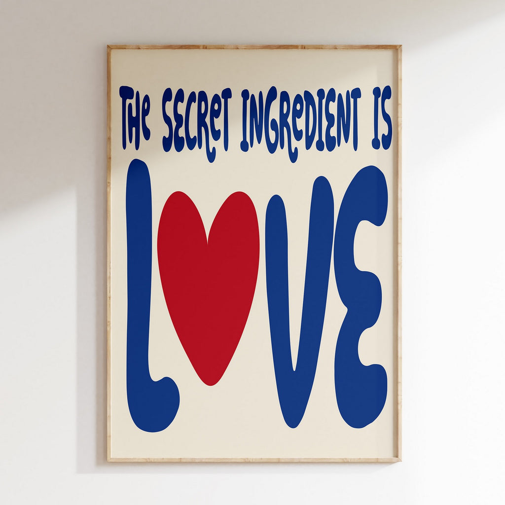 Kitchen - Affiche Secret - Bleu