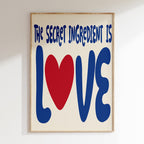 Kitchen - Affiche Secret - Bleu