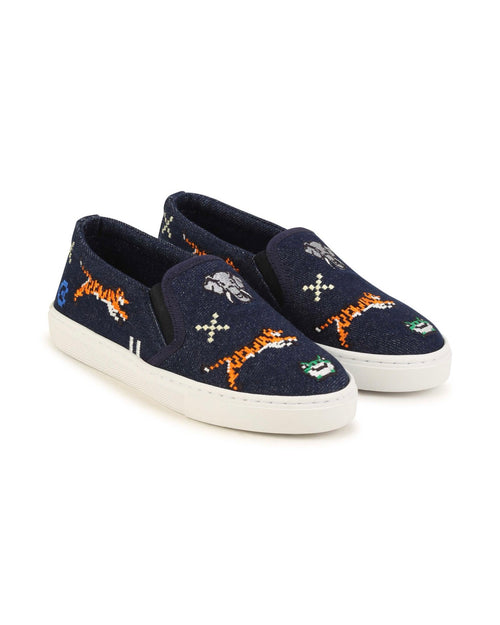 Sneakers Bleu Metal - Enfant Mixte - Kenzo Kids