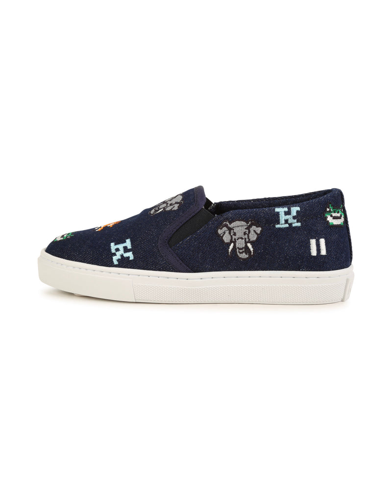 Sneakers Bleu Metal - Enfant Mixte - Kenzo Kids