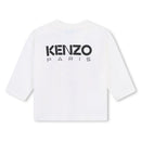Kenzo Kids - Tee-Shirt Manches Longues - Ivoire - Layette - Fille