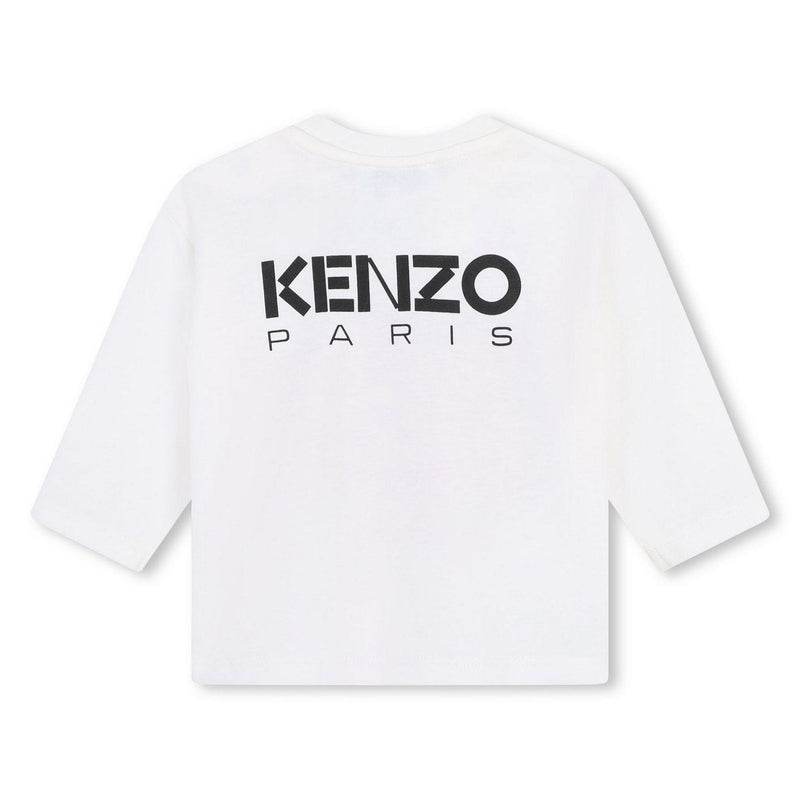 Camiseta Manga Larga Marfil - Niña